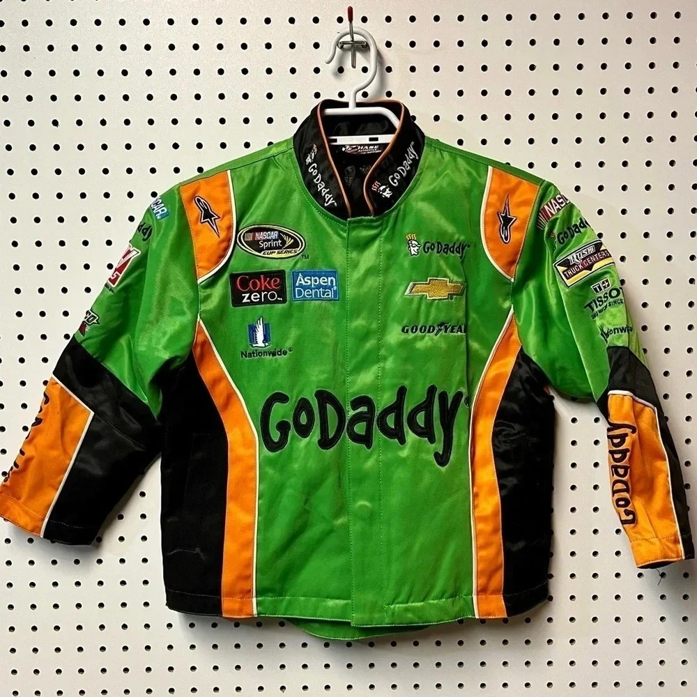 Nascar Chase Authentics Go  Daddy Jacket Youth/Boys Size XS